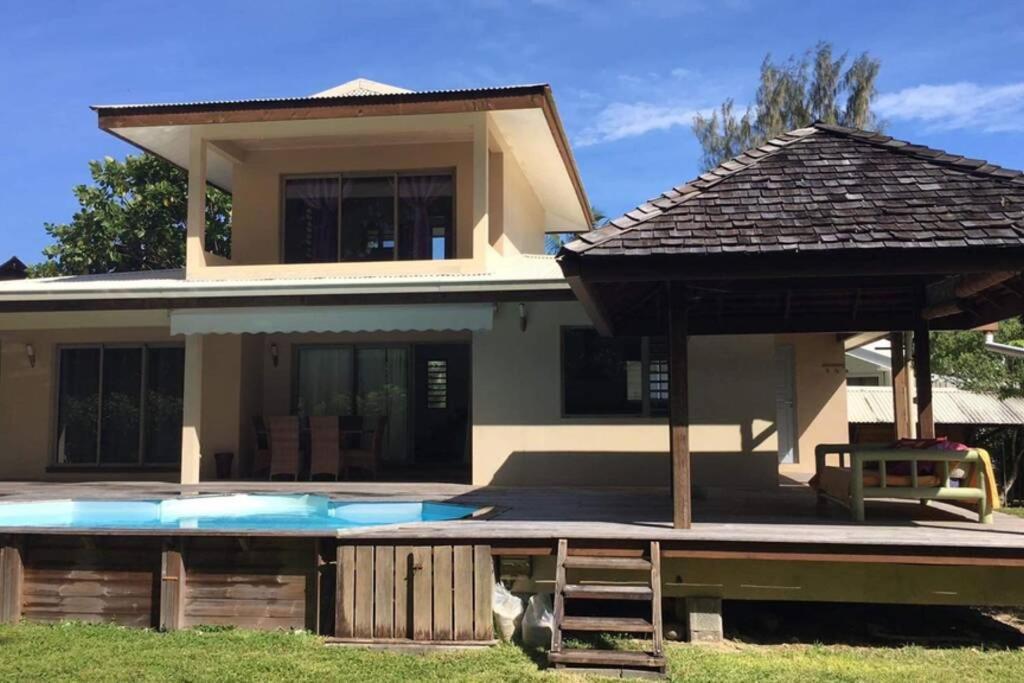 Moorea Temae Villa walking dist beach&golf Buitenkant foto
