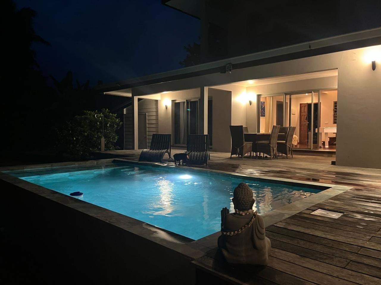 Moorea Temae Villa walking dist beach&golf Buitenkant foto